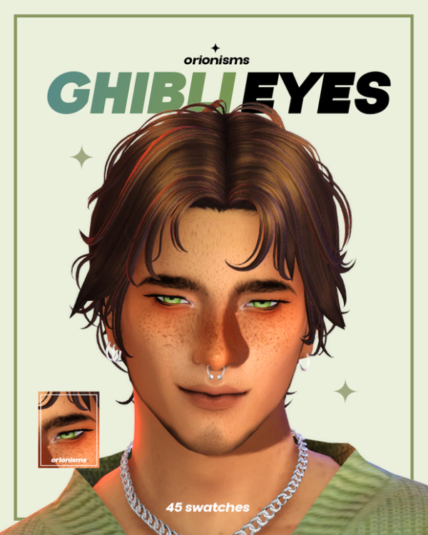 Maxis Match ghibli eyes by simsfinds - The Sims 4 Custom Content