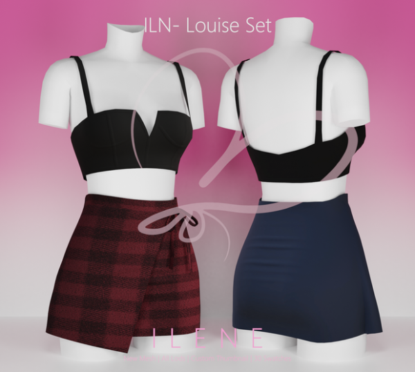 Maxis Match ILN Louise Set by ilenes4 - The Sims 4 Custom Content