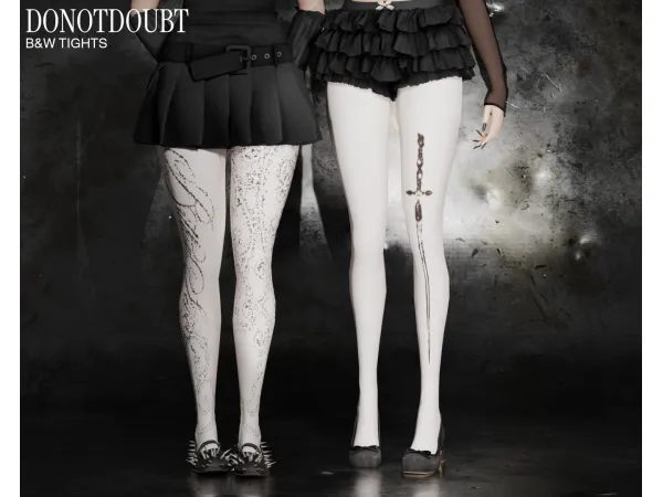 B&W Tights by donotdoubt