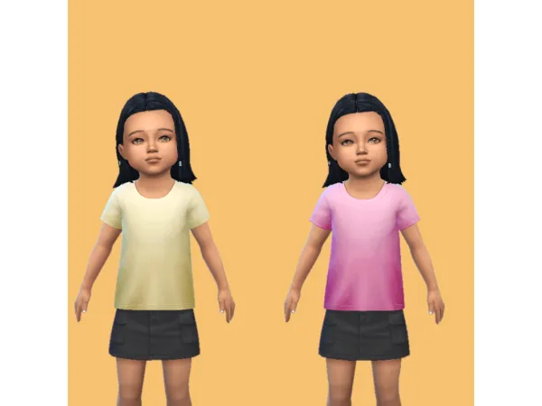 Maxis Match Girl's Only T shirt by ecstatic_payne79 - The Sims 4 Custom Content