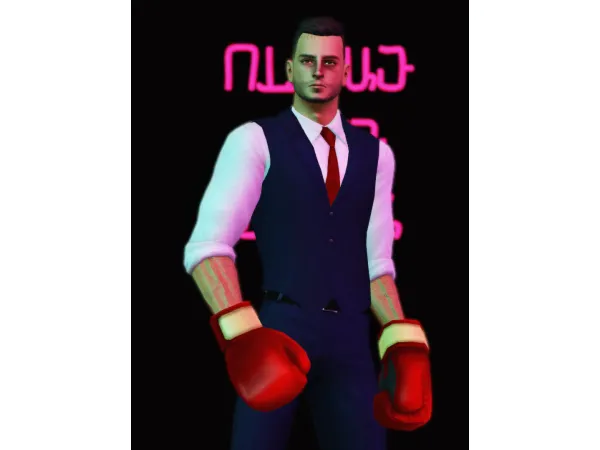 4t3 Conversion Boxing Gloves for Teens to Elders by nectar - The Sims 3 Custom Content