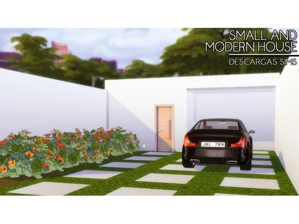 Sims 4 Alpha Casas Simples CC: Small And Modern House