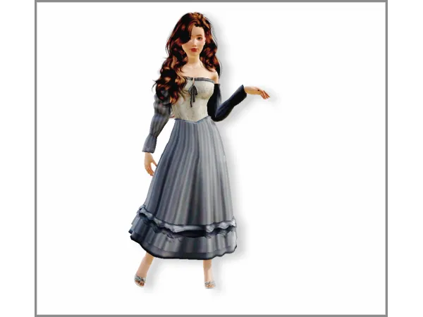 miiko rosalline dress conversion to by cupidlovesss - The Sims 3 Custom Content