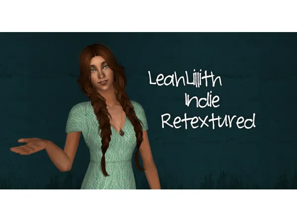 LeahLillith Indie Retextured by timeparadoxsims - The Sims 2 Custom Content