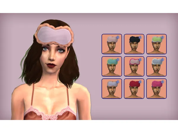 Sweet Dreams Eyemask Accessory for by simsfinds - The Sims 2 Custom Content