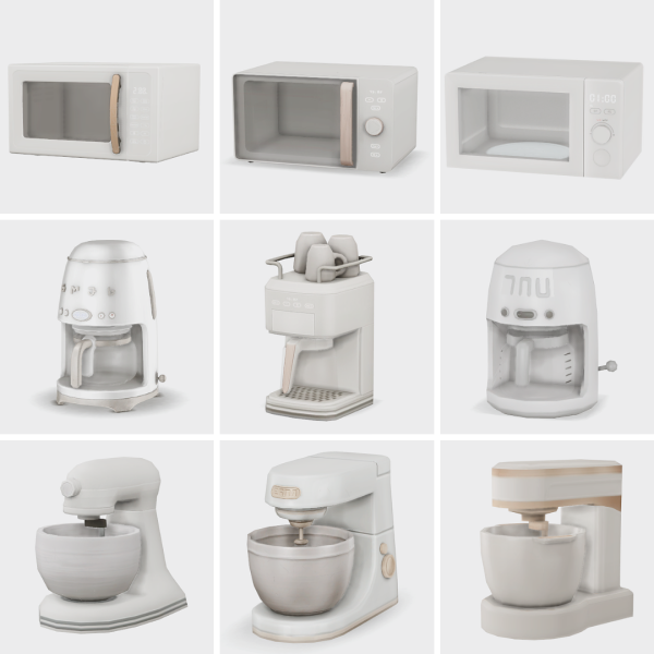 Maxis Match aesthetic appliances sims 4 finds by simsfinds - The Sims 4 Custom Content