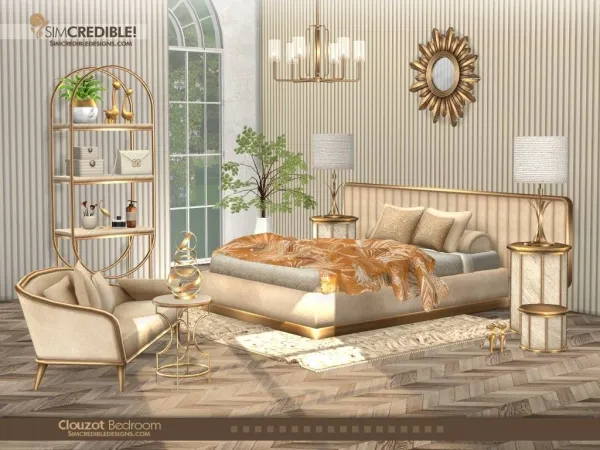 Alpha Clouzot Room by SIMcredible - The Sims 4 Custom Content