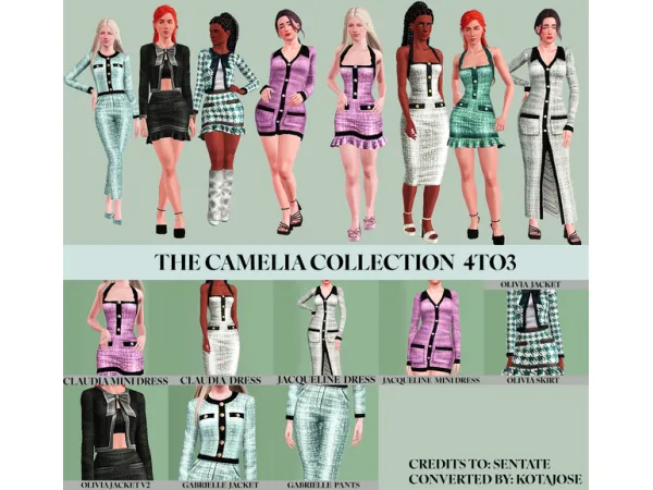 The Camellia Collection - The Sims 3 Custom Content