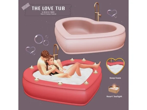 Mix The Love Tub - The Sims 4 Custom Content