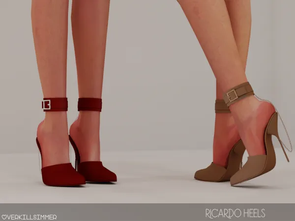 Alpha Ricardo heels - The Sims 4 Custom Content