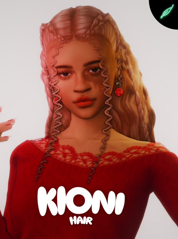 Maxis Match kioni hair by simsfinds - The Sims 4 Custom Content