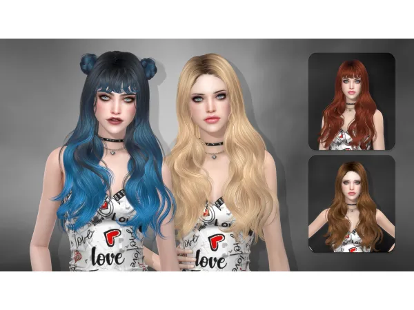 Alpha CLOCKWORKBEAR HAIRSTYLE by Newsea - The Sims 4 Custom Content