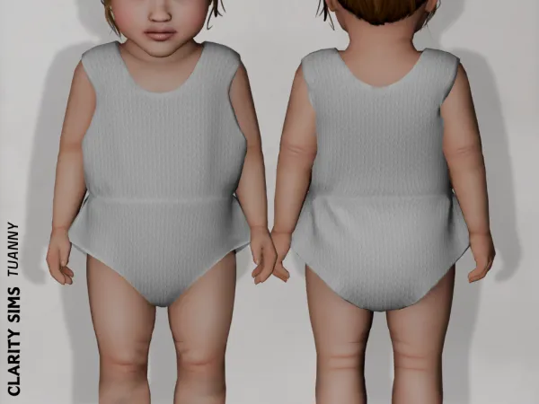 Alpha Tuanny Outfit Infant - The Sims 4 Custom Content
