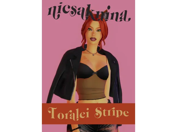 Maxis Match Toralei Stripe (MH) by nicsaknina - The Sims 4 Custom Content