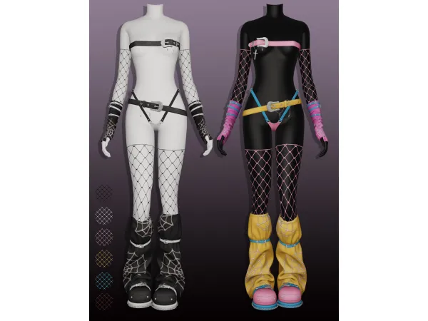 Alpha Spider Y2K by mayasimscc - The Sims 4 Custom Content