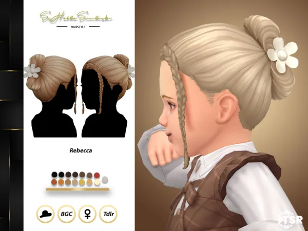 Maxis Match Rebecca Hairstyle for Toddler by sehablasimlish - The Sims 4 Custom Content