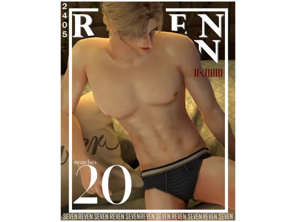 Sims 4 Mix Ropa Interior para Hombre CC: Snug Fit Briefs Underwear By rvn2seven