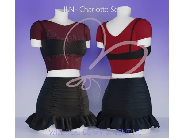 Maxis Match ILN Charlotte Set - The Sims 4 Custom Content