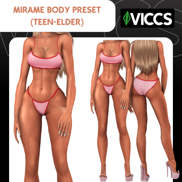 Mix VICCS_MIRAME BODY PRESET by viccs - The Sims 4 Custom Content