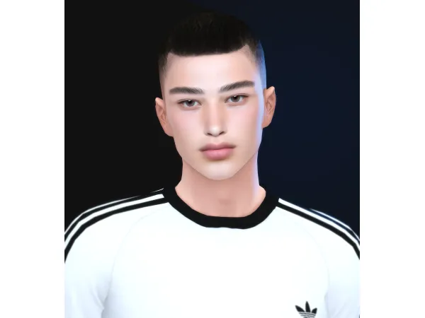 Male face masks + eyebrows by SourLemonSimblr