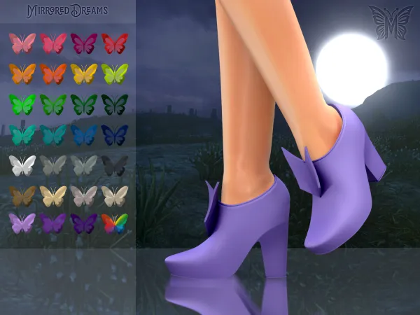 Maxis Match Shoe Daphne Blake Mistério SA (Post 33) - The Sims 4 Custom Content