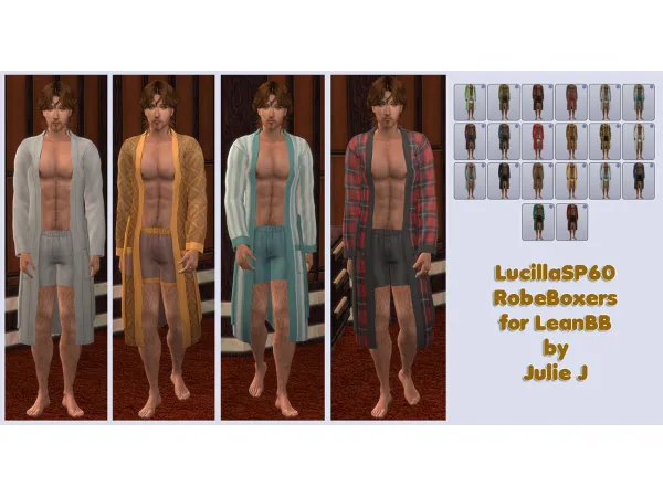 LucillaSP60RobeBoxers for LeanBB by simsfinds - The Sims 2 Custom Content