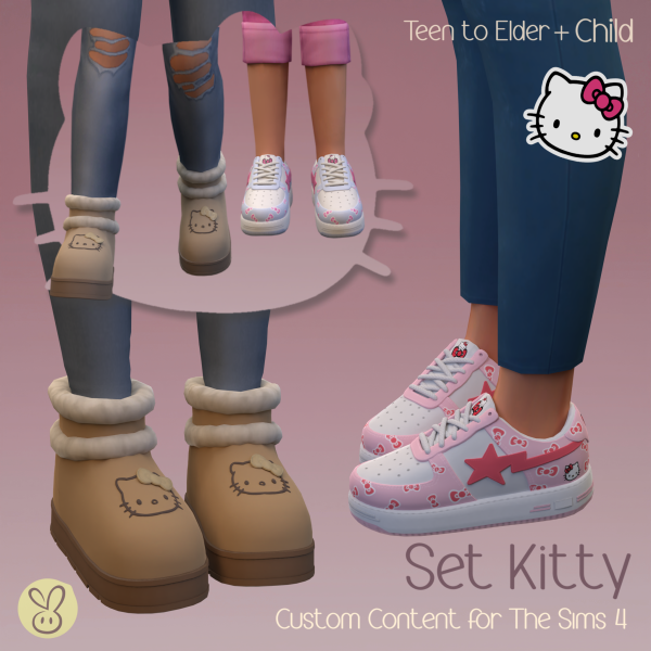Mix Set Kitty by lemonbunny - The Sims 4 Custom Content