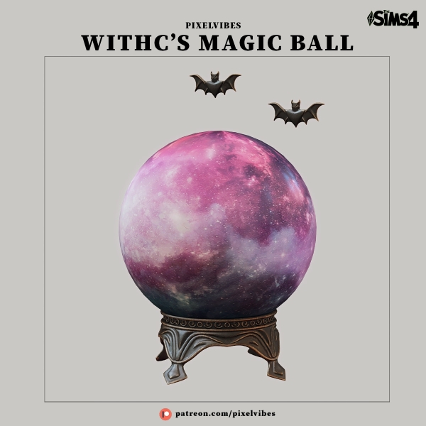 Alpha Witch's Magic Ball by pixelvibes - The Sims 4 Custom Content