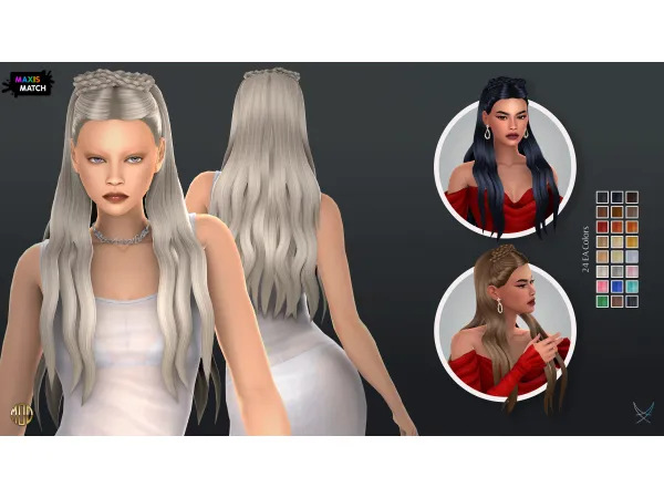 Maxis Match Abracadabra Hairstyle - The Sims 4 Custom Content