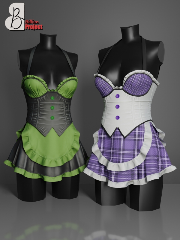 Alpha BillionProject Sakura maid cosplay by billion_project666 - The Sims 4 Custom Content