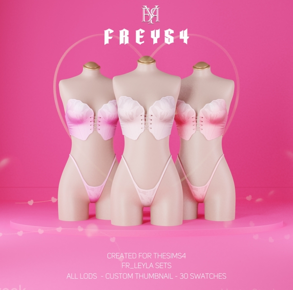 Alpha FR_Leyla Sets by freys4 - The Sims 4 Custom Content