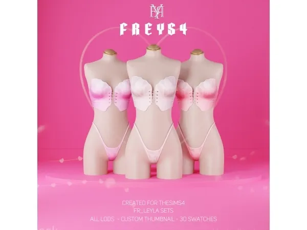 Alpha FR_Leyla Sets - The Sims 4 Custom Content