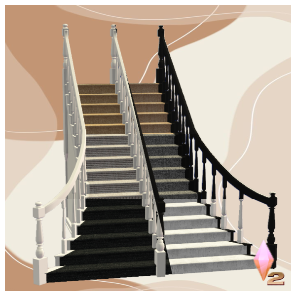 Extasiante Stair_by Lolita by simsfinds - The Sims 2 Custom Content