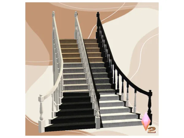 Extasiante Stair_by Lolita - The Sims 2 Custom Content