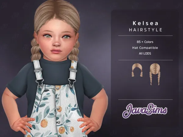 Kelsea (Toddler Hairstyle) by Mystic Studios