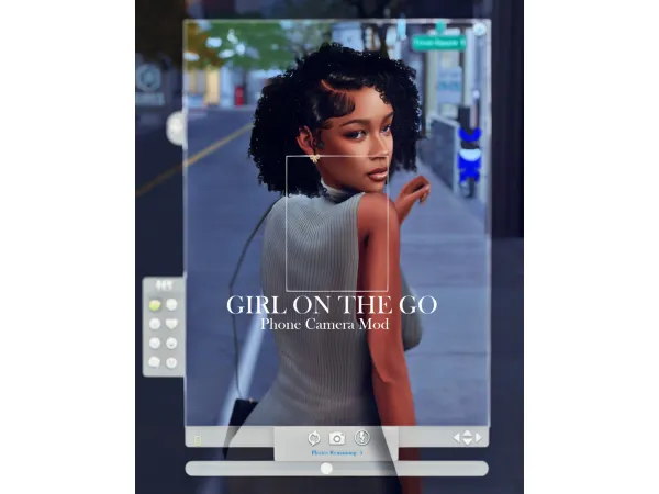Mix SOLO SELFIE OVERRIDES GIRL ON THE GO by simwithshan - The Sims 4 Custom Content