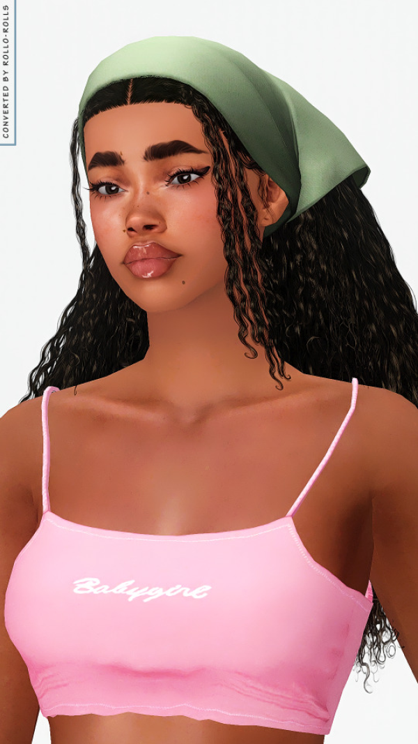Simpliciaty Janessa Hairstyle 4t3 rolls by simsfinds - The Sims 3 Custom Content