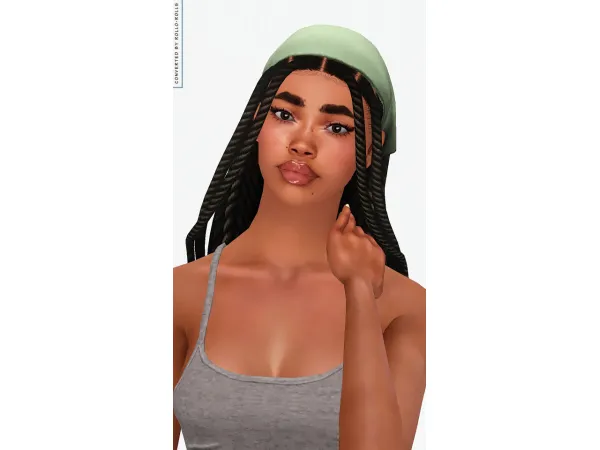 Simpliciaty Amaka V2 Hairstyle 4t3 rolls by rollo - The Sims 3 Custom Content