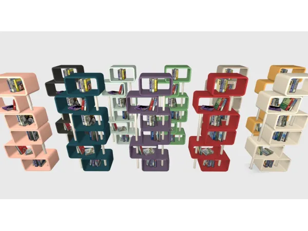 Lotte Books Trek Buks Bookcase UVMapEdit - The Sims 2 Custom Content