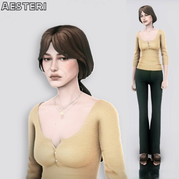 Maxis Match Jane Mealz by aesteri - The Sims 4 Custom Content