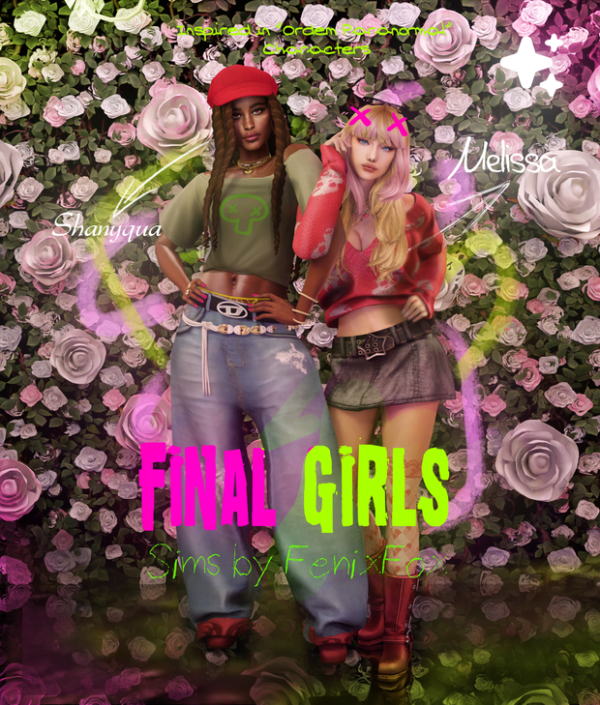 Mix Final Girls Especial Sims by fenixfox - The Sims 4 Custom Content