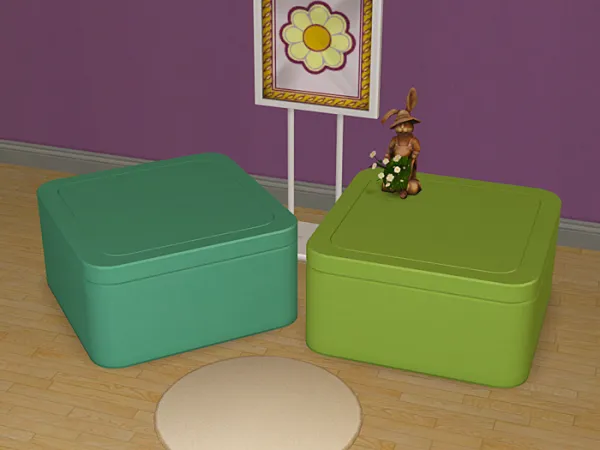 Squat Pedestal in Annau2019s colors (requested by hippomite) by deedee - The Sims 2 Custom Content