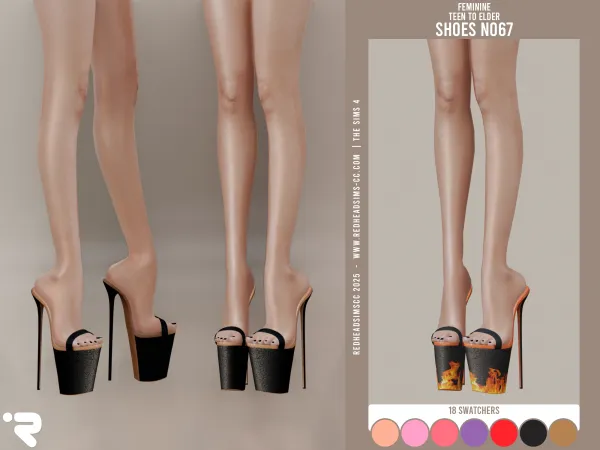 Alpha AF SHOES N067 - The Sims 4 Custom Content