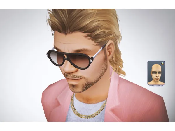 [BV] Retro Sunglasses for AM default by simsfinds - The Sims 2 Custom Content