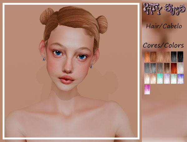 Alpha Cabelo 1 by patysims - The Sims 4 Custom Content