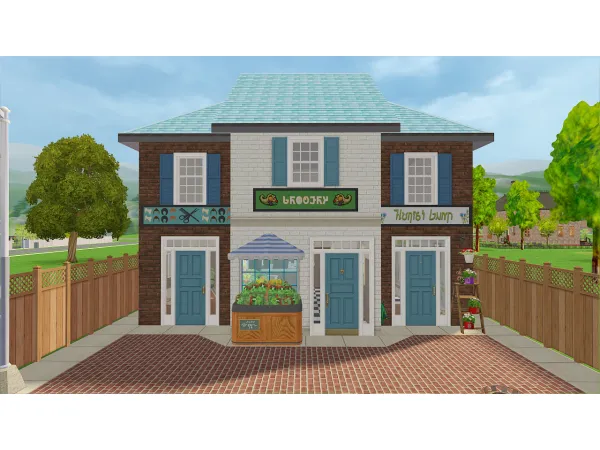 3 Stop Shop Shopping Center by omgzephyrsims - The Sims 2 Custom Content