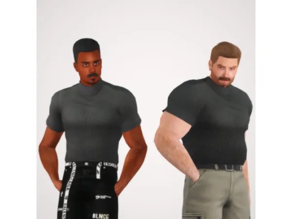 4t3 SLEEVELESS TURTLENECK by bartoszsims3 - The Sims 3 Custom Content