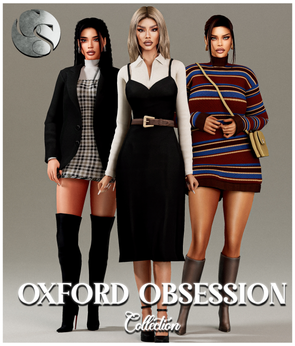 Alpha CAMUFLAJE Oxford Obsession Collection by simsfinds - The Sims 4 Custom Content