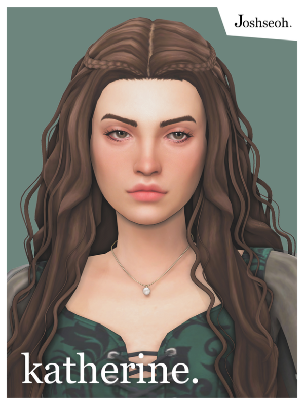 Maxis Match Katherine Hair by simsfinds - The Sims 4 Custom Content