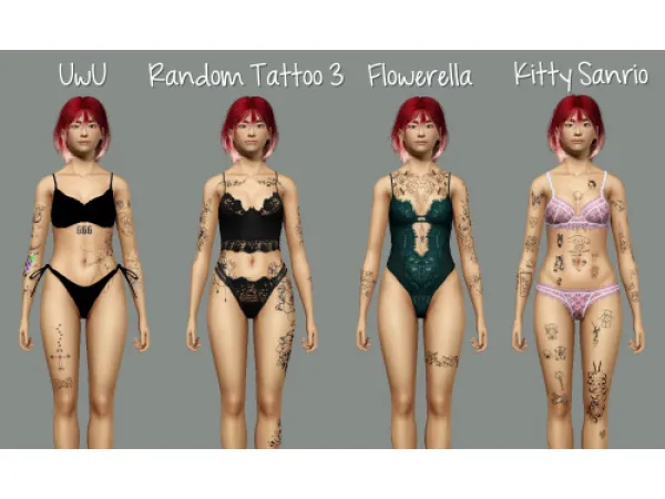 4t3 04 AlisaSour atomiclight babyetears Tattoos Conversion by wanderingsimsfinds - The Sims 3 Custom Content